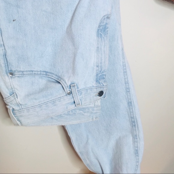 vtg vsco 90s Lee High Waisted Light Wash Jeans - Picture 4 of 4